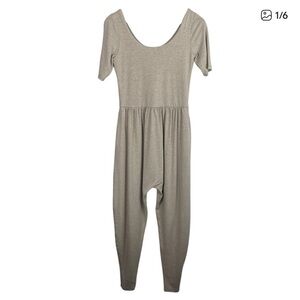 Imbodhi | Beige Heather Bodhi Jumper Short Sleeve Jumpsuit